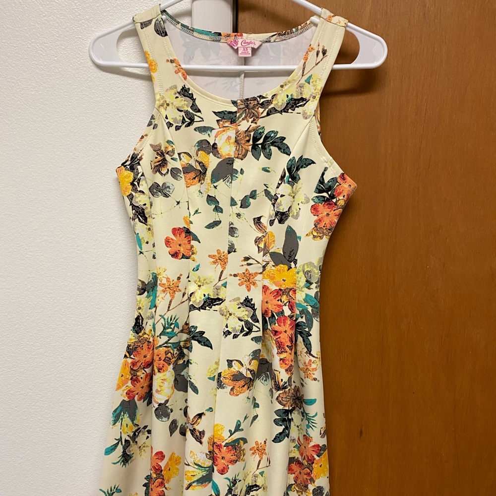 Floral print dress. Size XS